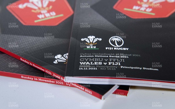 141121 - Wales v Fiji - Autumn Nations Series - Match programmes