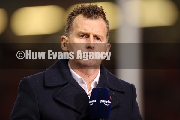 141121 - Wales v Fiji - Autumn Nations Series - Nigel Owens working for Amazon Prime