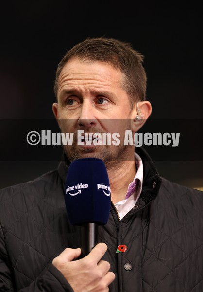 141121 - Wales v Fiji - Autumn Nations Series - Shane Williams working for Amazon Prime