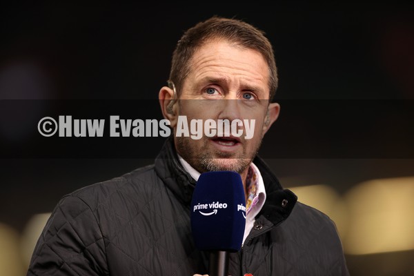 141121 - Wales v Fiji - Autumn Nations Series - Shane Williams working for Amazon Prime