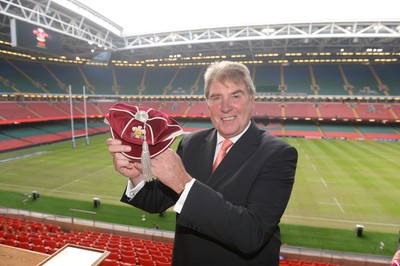 151114 - Wales v Fiji - Dove Men Series -Christopher Webber receives a WRU president cap