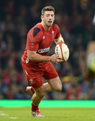 151114 - Wales v Fiji - Dove Men Series -Alex Cuthbert of Wales