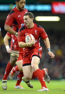 151114 - Wales v Fiji - Dove Men Series -George North of Wales