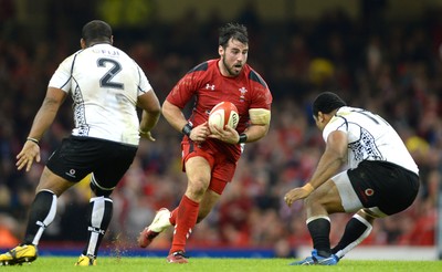 151114 - Wales v Fiji - Dove Men Series -Scott Baldwin of Wales