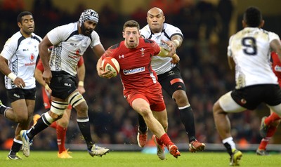 151114 - Wales v Fiji - Dove Men Series -Alex Cuthbert of Wales