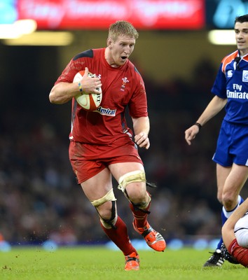 151114 - Wales v Fiji - Dove Men Series -Bradley Davies of Wales