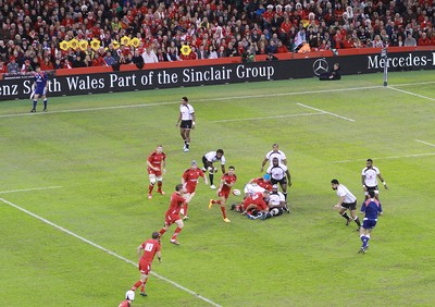 151114 - Wales v Fiji - Dove Men+Care Series - Mercedes Benz LED branding 