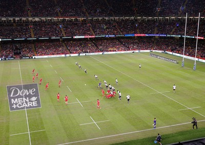 151114 - Wales v Fiji - Dove Men+Care Series - LED lower tier branding 