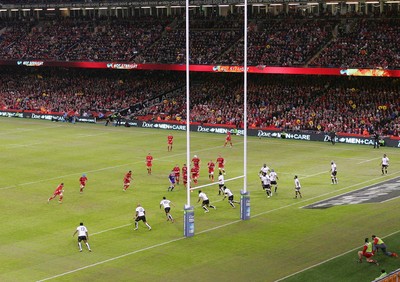 151114 - Wales v Fiji - Dove Men+Care Series - Dove Men+Care LED branding 