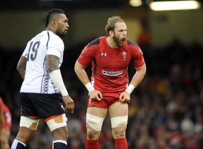 151114 - Wales v Fiji - Dove Men Series -Alun Wyn Jones(c) Huw Evans Agency