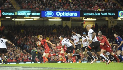 151114 - Wales v Fiji - Dove Men Series -Advertising at the Millennium Stadium(c) Huw Evans Agency