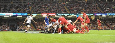 151114 - Wales v Fiji - Dove Men Series -Advertising at the Millennium Stadium(c) Huw Evans Agency