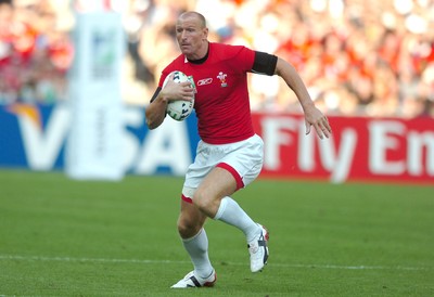 29.09.07 - Wales v Fiji - Rugby World Cup 2007 - Wales' Gareth Thomas 