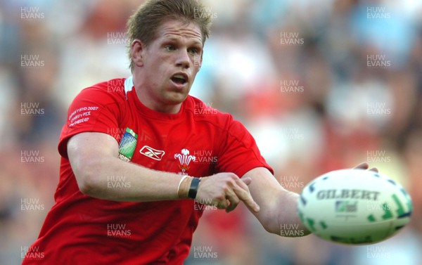 29.09.07 - Wales v Fiji - Rugby World Cup 2007 - Wales' T Rhys Thomas 