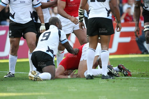 29.09.07 Wales v Fiji... Wales Alix Popham scores try 