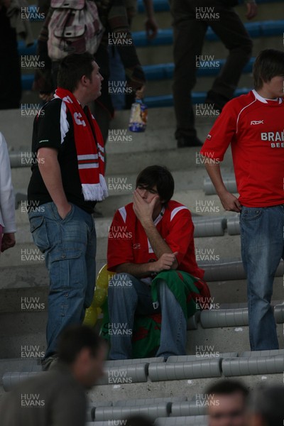 29.09.07 Wales v Fiji... Wales fans dejected. 