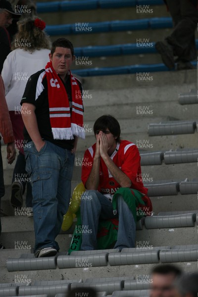 29.09.07 Wales v Fiji... Wales fans dejected. 