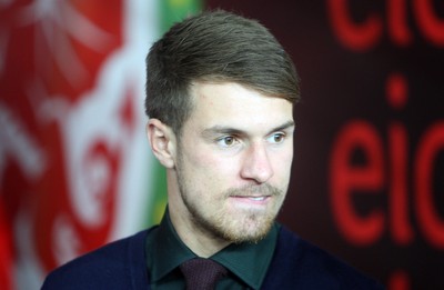 161113 - Wales vs Finland - International Friendly Aaron Ramsey misses out through injury(c) Huw Evans Agency