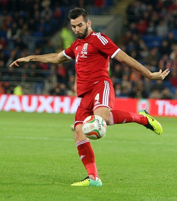 161113 - Wales vs Finland - International Friendly Joe Ledley of Wales in action(c) Huw Evans Agency