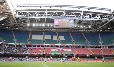 28.03.09 - Wales v Finland, FIFA World Cup 2010 Qualifying Group 4 -  The match is played in a less than half full Millennium Stadium 