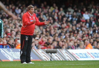 28.03.09 - Wales v Finland, FIFA World Cup 2010 Qualifying Group 4 -  Wales Manager, John Toshack 