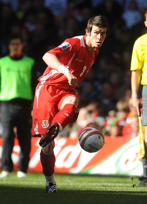 28.03.09 - Wales v Finland, FIFA World Cup 2010 Qualifying Group 4 -  Wales' Gareth Bale 