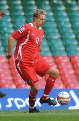 28.03.09 - Wales v Finland, FIFA World Cup 2010 Qualifying Group 4 -  Wales' David Edwards 