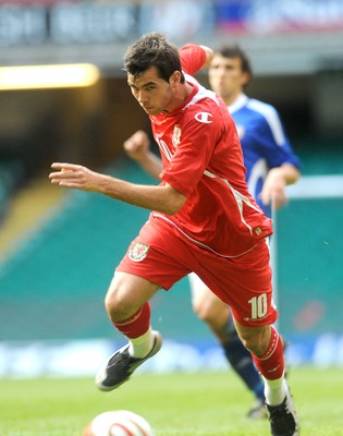 28.03.09 - Wales v Finland, FIFA World Cup 2010 Qualifying Group 4 -  Wales' Joe Ledley 