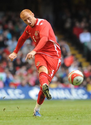 28.03.09 - Wales v Finland, FIFA World Cup 2010 Qualifying Group 4 -  Wales' James Collins 