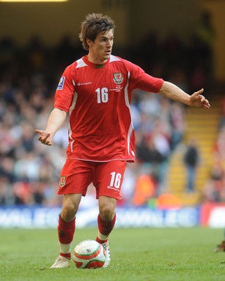 28.03.09 - Wales v Finland, FIFA World Cup 2010 Qualifying Group 4 -  Wales' Aaron Ramsey 