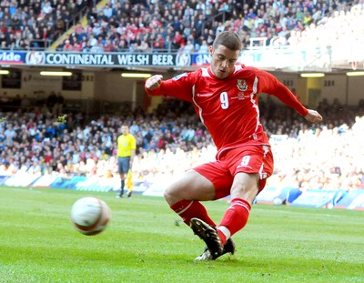 28.03.09 - Wales v Finland, FIFA World Cup 2010 Qualifying Group 4 -  Wales' Jason Koumas 