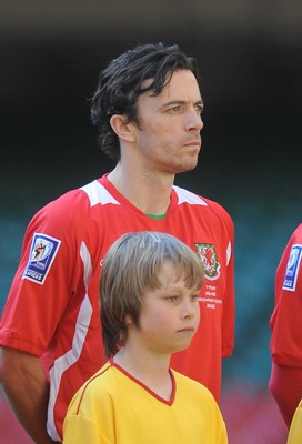 28.03.09 - Wales v Finland, FIFA World Cup 2010 Qualifying Group 4 -  Wales' Simon Davies 
