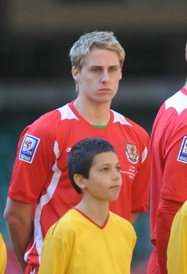 28.03.09 - Wales v Finland, FIFA World Cup 2010 Qualifying Group 4 -  Wales' David Edwards 