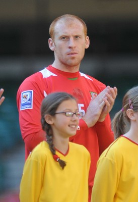 28.03.09 - Wales v Finland, FIFA World Cup 2010 Qualifying Group 4 -  Wales' James Collins 