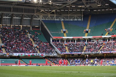 28.03.09 - Wales v Finland, FIFA World Cup 2010 Qualifying Group 4 -  Wales take on Finland in front of a sparse crowd at the Millennium Stadium 