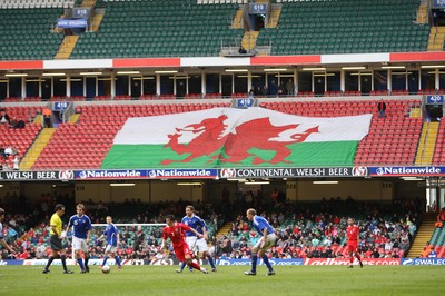 28.03.09 - Wales v Finland, FIFA World Cup 2010 Qualifying Group 4 -  Wales take on Finland in front of a sparse crowd at the Millennium Stadium 