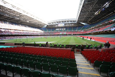 28.03.09 - Wales v Finland, FIFA World Cup 2010 Qualifying Group 4 -  Wales take on Finland in front of a sparse crowd at the Millennium Stadium 