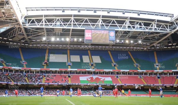 28.03.09 - Wales v Finland, FIFA World Cup 2010 Qualifying Group 4 -  The match is played in a less than half full Millennium Stadium 