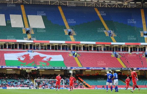 28.03.09 - Wales v Finland, FIFA World Cup 2010 Qualifying Group 4 -  The match is played in a less than half full Millennium Stadium 