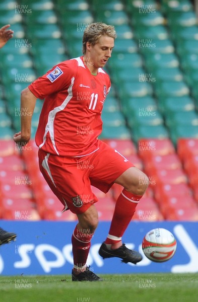 28.03.09 - Wales v Finland, FIFA World Cup 2010 Qualifying Group 4 -  Wales' David Edwards 