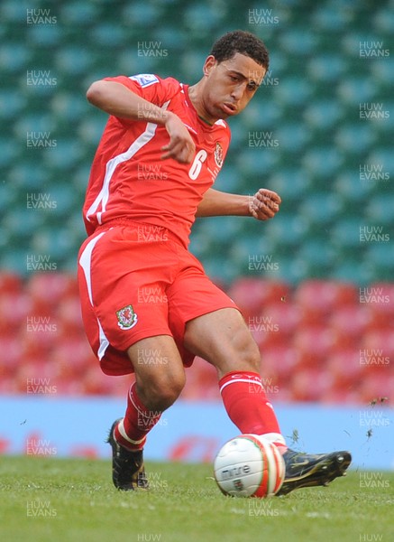 28.03.09 - Wales v Finland, FIFA World Cup 2010 Qualifying Group 4 -  Wales' Lewin Nyatanga 
