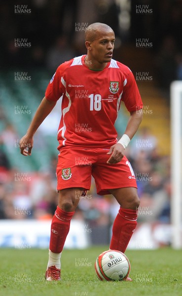 28.03.09 - Wales v Finland, FIFA World Cup 2010 Qualifying Group 4 -  Wales' Rob Earnshaw 