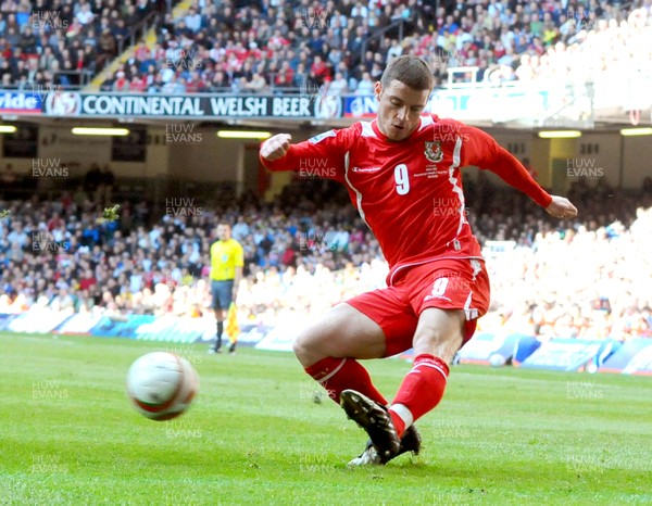 28.03.09 - Wales v Finland, FIFA World Cup 2010 Qualifying Group 4 -  Wales' Jason Koumas 