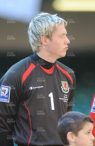 28.03.09 - Wales v Finland, FIFA World Cup 2010 Qualifying Group 4 -  Wales 'keeper Wayne Hennessey 