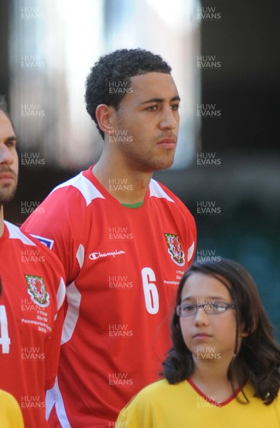 28.03.09 - Wales v Finland, FIFA World Cup 2010 Qualifying Group 4 -  Wales' Lewin Nyatanga 