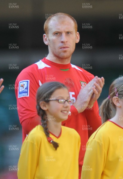 28.03.09 - Wales v Finland, FIFA World Cup 2010 Qualifying Group 4 -  Wales' James Collins 