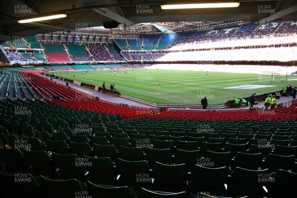 28.03.09 - Wales v Finland, FIFA World Cup 2010 Qualifying Group 4 -  Wales take on Finland in front of a sparse crowd at the Millennium Stadium 