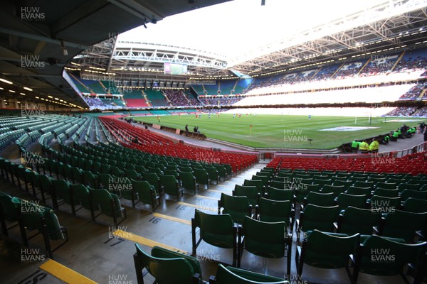 28.03.09 - Wales v Finland, FIFA World Cup 2010 Qualifying Group 4 -  Wales take on Finland in front of a sparse crowd at the Millennium Stadium 