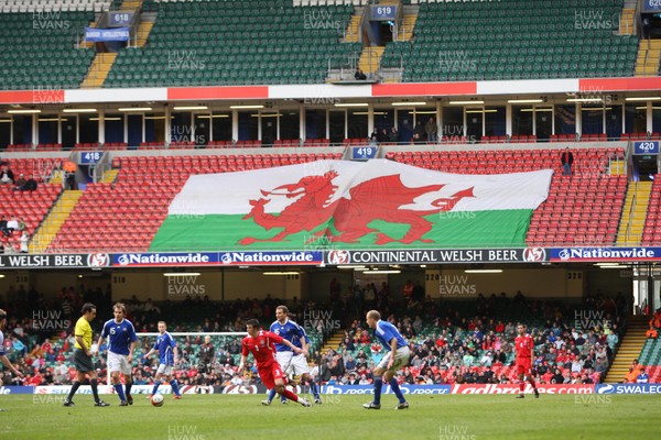 28.03.09 - Wales v Finland, FIFA World Cup 2010 Qualifying Group 4 -  Wales take on Finland in front of a sparse crowd at the Millennium Stadium 