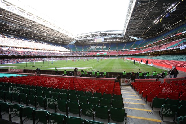 28.03.09 - Wales v Finland, FIFA World Cup 2010 Qualifying Group 4 -  Wales take on Finland in front of a sparse crowd at the Millennium Stadium 